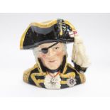 Royal Doulton character jug: Vice Admiral Lord Nelson, boxed but without certificate. Date 1993.