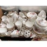 Large collection of Royal Crown Derby china tea wares and other Posies pattern Derby items