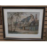 A 19th Century watercolour by WA Beech, 1888, Birmingham suburbs, 52 x 73cms approx