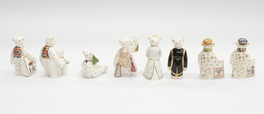 A collection of Royal Crown Derby Teddy Bear figures - Image 2 of 3