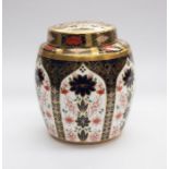 Royal Crown Derby Large 1128 Imari Biscuit Barrel, second quality