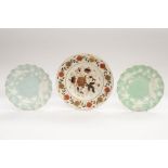 Three Royal Crown Derby wall plates