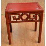 Chinese red lacquer table circa 1930
