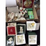 Collection of Royal Albert Old Country Roses, boxed Snowbabies, Colclough and Wedgwood china items