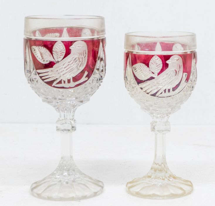 Collection of boxed 1960s and 1970s glass wares, cut and crystal and coloured - Image 2 of 2