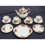 Royal Albert King's Ransom tea set, Royal Albert 'Old Country Roses' items as well as Springfield