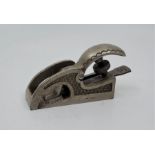 Preston 1363 bullnose plane, stamped "Rd.372093", with Preston iron, sole 3 3/4in. x 1 1/16in.