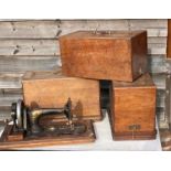 A collection of sewing machines