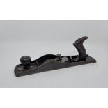 A Stanley No.62 low angle plane, with adjustable throat, rosewood handle and knob and Stanley