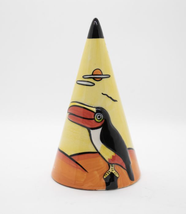 Lorna Bailey Burslem sugar caster in a Toucan bird design, signed, marked 44/75, approx. 13.5 cm - Bild 3 aus 4