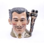 Royal Doulton scarce Clark Gable character jug from The Celebrity Collection, Frankly my Dear, I