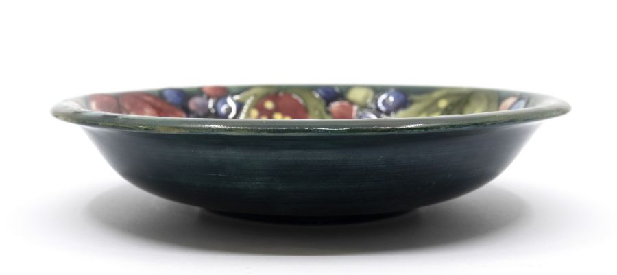 Moorcroft 'Leaf and Berry' pattern bowl designed by Walter Moorcroft. Diameter approx 23cm. Marks to - Image 2 of 3