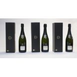 Vintage Champagne: Bollinger Grand Annee 1996, Brut, 75cl, three bottles in presentation boxes (3) -