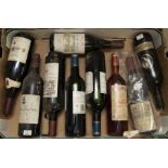 A collection of red wine to include: 1. Chateau Moulin du Cartillon, Haut-Medoc, 75cl x 2 bottles (