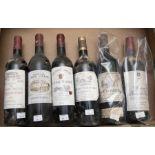 A collection of vintage red wines to include:  1. Chateau de Maison Neuve, Montagne Saint-Emilion,