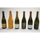 A collection of vintage and non vintage Champagne to include: 1. Taittinger, Prestige Rose, 750ml, 1