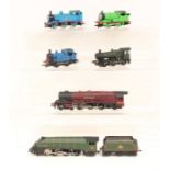 Hornby: A collection of six assorted OO Gauge locomotives to include: Hornby: Silver King 3-rail