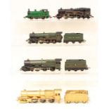 OO Gauge: A collection of five unboxed various OO Gauge locomotives to comprise: BR 80033, BR 31340,