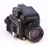 Mamiya: A Mamiya M645 1000S, medium format SLR camera body, 133211, L85918, in need of attention,