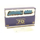 Hornby: A boxed Hornby, OO Gauge, LNER 4-6-2 'Mallard' A4 Class, locomotive and tender, R2684.
