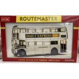 Diecast: A boxed Sun Star 1:24 scale Routemaster Bus with Daily Express livery. Ref: 2903, The