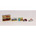 Diecast: A collection of three boxed assorted diecast vehicles to comprise: Dinky Toys 153 Aston