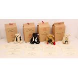 Steiff: A collection of four boxed Steiff bears to comprise: 661273, Limited Edition 841 of 1500;