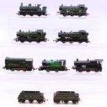 OO Gauge: A collection of seven assorted OO Gauge locomotives to comprise: GWR 9437 maker unknown;