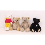 Steiff: A collection of four unboxed assorted Steiff bears to comprise: Rupert 690877, 011559,