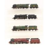 Hornby: A collection of four unboxed Hornby Dublo, OO Gauge locomotives to comprise: Duchess of