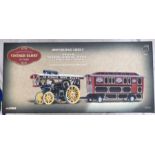 Corgi: A boxed Corgi, John Fowler Showman’s Locomotive and Caravan, 80110, together with Road