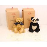 Steiff: A pair of boxed Steiff boxed bears to comprise: Centenary Teddy Bear, Limited Edition No.