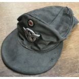 German Urban Police enlisted man’s cap, stamped & dated 1941 Hamburg to interior.
