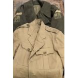 Original WW2 1939 pattern Home Guard Great Coat with attached arm flashes (height 5’ 11” to 6’ &