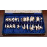 Two George V seal top Spoons, London 1933 and 1935, Mappin & Webb, Set of six Victorian fancy