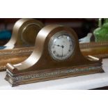 A brass cased arched mantel timepiece, Webster, Queen Victoria Street, London, circa 1920, 17.5cm