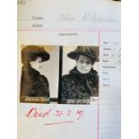 Police Photograph Book, St. Mary's Gate, Derby, 1890-1920, approximately 500 pages of individual