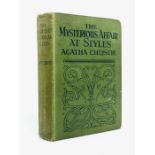 Christie, Agatha. The Mysterious Affair at Styles, first cheap edition, London: John Lane, Bodley