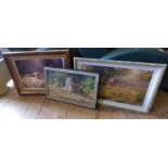 ******LOT WITHDRAWN******* Framed and signed Frank Wright ,1928 - 2016 oil on canvas Inside mount on