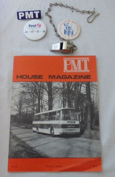 PMT ( Potteries Motor Traction ) Co Ltd, Stoke on Trent Bus departure wall mounted encased - Image 6 of 8