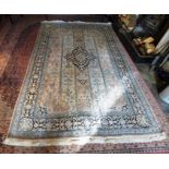 Persian style silk rug