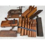 A collection of woodworking tools