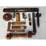 A collection of woodworking tools