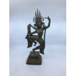 A 20th century Indian bronze figure of a dancing Dakini, height 37cm.