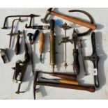 A collection of woodworking tools