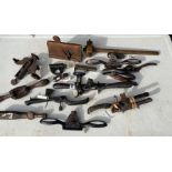 A collection of woodworking tools