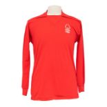 Nottingham Forest: A Nottingham Forest, possibly 1970s home shirt, Umbro, Size 38/40, no number or