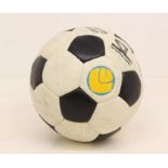 Leeds United: A Leeds United 1970s signed football including signartures from: Peter Hampton, Dave