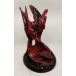 Royal Doulton Flambe Images Of Fire, A collection of handmade sculptures, Courtship RN 3535. A.M.