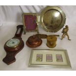Mixed collection to include a trench art pot and cover made from a shell case inscribed St Jean